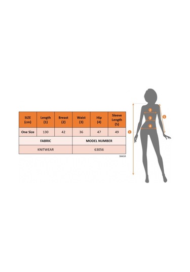 Kadın Yarasa Kol Triko Maxi Boy Pareo Beyaz