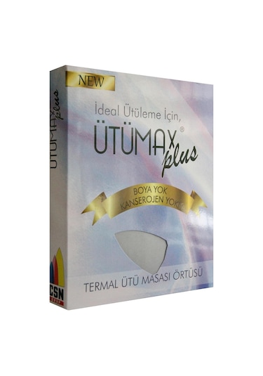 Ütümax Plus Yanmaz Termal Keçe Ütü Masası Örtüsü Bezi Kılıfı