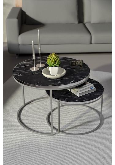 Orta Sehpa Ikili Lüx Specıal Gümüş Bendir