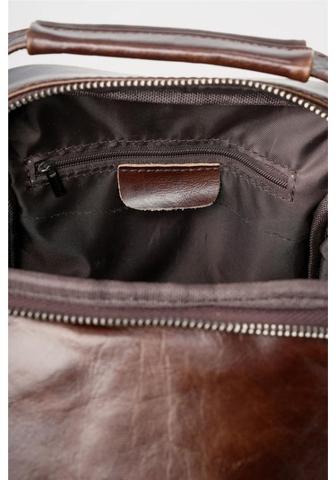 Çççs 31590 Hakiki Deri Askılı Çanta Kahve