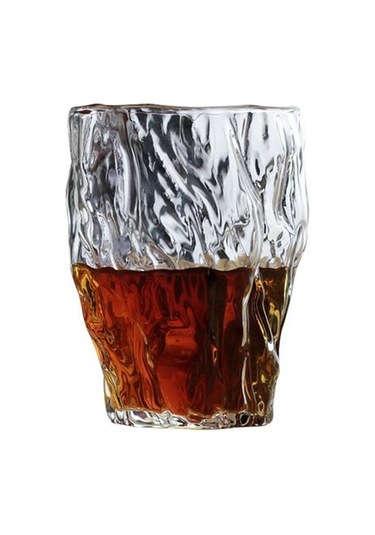 1 Adet Japon Düzensiz Çekiç Sanat Viski Tumbler Cam Eski Moda Yapıt El Yapımı Viski Kupa Chivas Kupası Şarap Camları Verre A Vin Eski Moda Cam Açık Gri