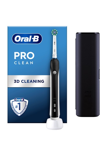 Oral-b Pro Clean Şarjlı Diş Fırçası Siyah + Seyahat Kabı