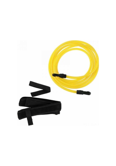 Xindoker Yüzme Güç Ve Dayanıklılık Egzersizi İçin Esnek Kordonlu Bel Seti - Sarı Renkli Su Sporu Antrenman Aleti Sarı