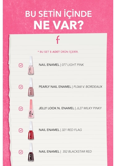 Flormar Chroma Capsule Oje Seti