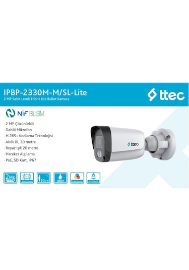 Ttec 2mp Dahili Sesli Ve Gece Renkli 8 Kameralı 500gb Disk Tak Çalıştır Hazır Ip Kamera Seti