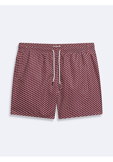 Ltb Desenli Regular Kırmızı Deniz Şort 012254602825018 14483 Kırmızı