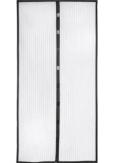 Manyetik Kapı Perdesi Anti-cibinlik Cibinlik Pencere Böcek Ekranı Görünmez Örgü Black 100x210cm