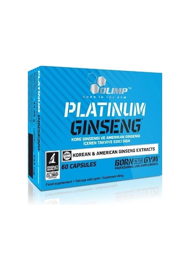 Olimp Platinum Ginseng 60   Kapsül Aromasız