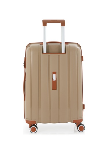 Mçs Polipropilen 3lü Valiz Seti Büyük & Kabin & Makyaj V305 S21yy1000082-set 10584 Şampanya - Kahverengi