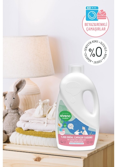 Siveno Baby Doğal Çamaşır Sabunu 1000 ml 2 Adet