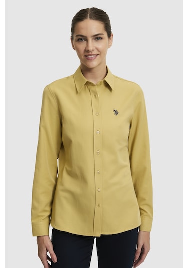 U.S. Polo Assn. U.s. Polo Assn. Kadın Gömlek Basic 50324791-vr235 Yag Yesılı