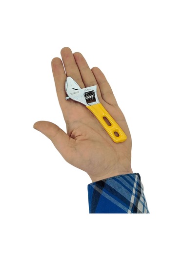 Delitools Ayarlı Anahtar Kompakt 115mm Geniş Ağızlı Kısa Uzuvlu 348718895