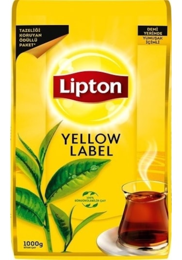 Lipton Yellow Label Siyah Dökme Çay 1 KG