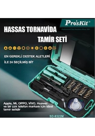 Proskit Sd-9322m Telefon Tamir Tornavida Seti