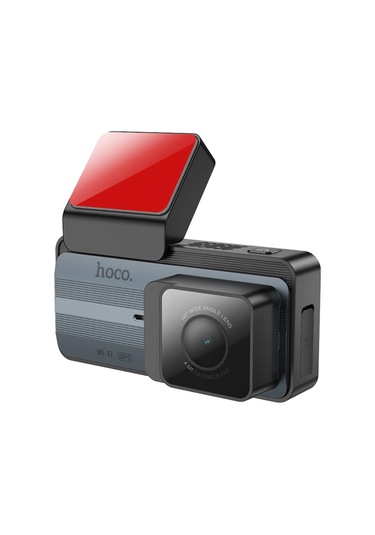 Hoco. Dv12 2k Gps Destekli Ön Ve Arka Kameralı Araç Kamerası - Gri