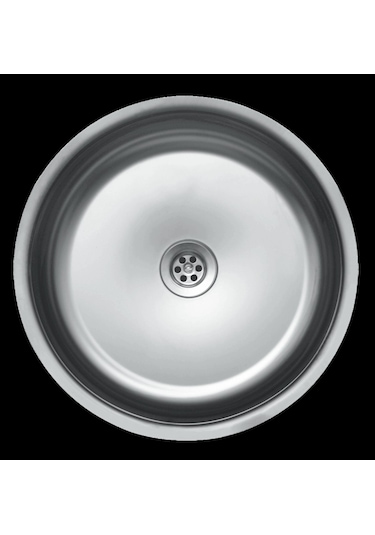 Krom Eviye 38 CM Mermer Altı Çelik Eviye