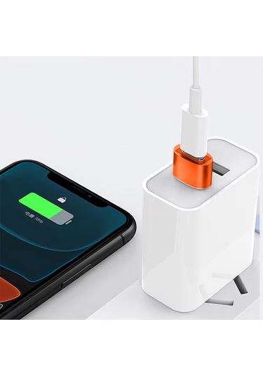 Erkek Usb 3.0 To Dişi Type-c Otg, Ara Aparat, 10 Amper, Data - Şarj Kablosu, Çevirici Dönüştürücü,