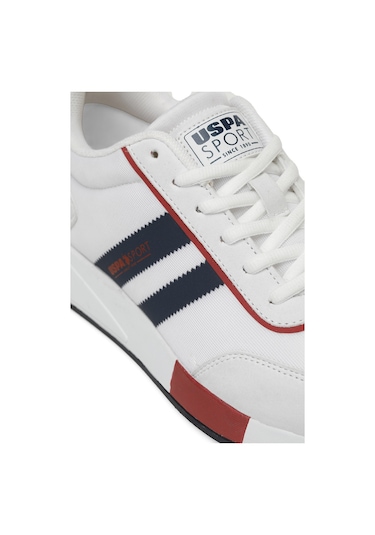 U.S. Polo Assn. 4M DRAGO 4FX Erkek  Beyaz Sneaker