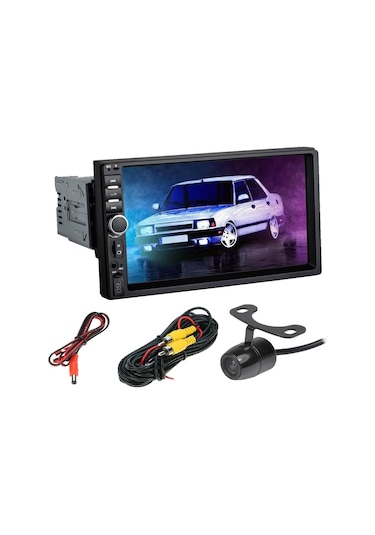 Kıngwın İnce Kasa Ayarlanabilir Double Teyp Hd 7 İnc+kamera