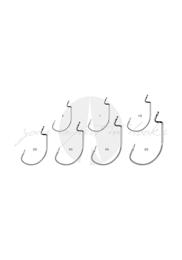 Vmc 1X Strong Wide Gap Worm Olta Iğnesi 7316Tı 5Li Nikel (543421628)