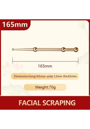 Akupunktur Noktası Masaj Aleti - Altın Ca3awh Çok Renkli