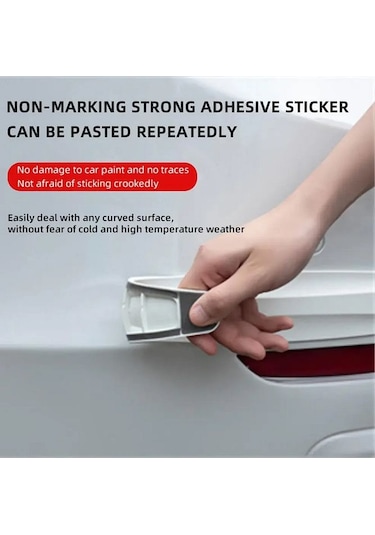 5d Karbon Esnek Tampon Koruma Bandı Tampon Koruyucu Şerit Yumuşak Bant 2'li Paket Beyaz Karbon