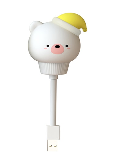 Xiyyadms Yatak Odası Kafa Lambası - İyi Göz Koruyucu, Enerji Tasarruflu, Islak Sarı Işık, 0.2w, Direk Tak, Ayı Desenli, Tek Seviye, Ev Ve Üniversite İçin Çok Renkli