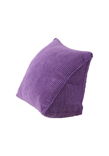 Ranyeek Mor Z002 Ergonomik 45 Derece Triangular Omuz Yastığı - Gizli Fermuar, Yan Cep Ve Yıkama Kolay - Ev, Ofis, Araba Kullanıma Uygun Diğer