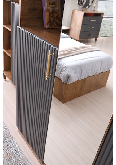 Asos Mdf Dolap Antrasit