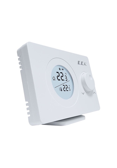 E.C.A. Poly Pure 100 W Kablosuz Oda Termostatı Beyaz