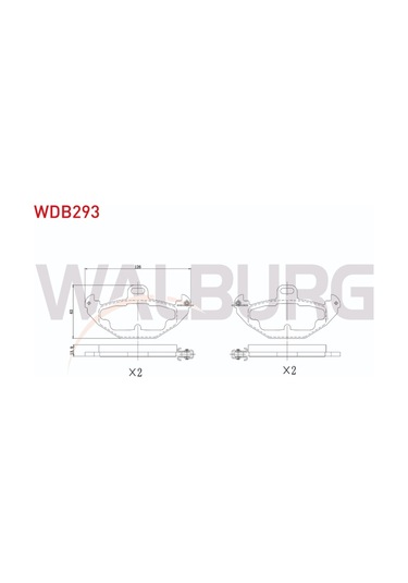 Disk Balata Renault Laguna I Arka - Walburg