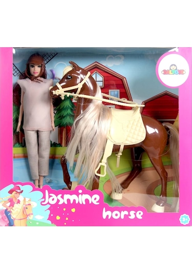 Jasmine Atlı Bebek Kahve-Bej