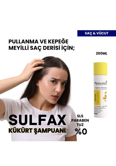 Naturaline Sülfax Kükürt Şampuan 200 ML