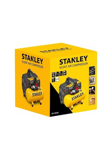 Stanley DST 100/8/6 1 Hp 8 Bar 6 LT Çok Sessiz Hava Kompresörü