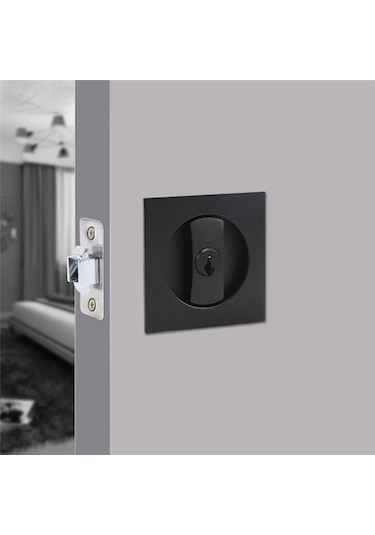 Ulzyvf Önleyici Kilit Kilidi Kare Kapı Hırsızlık Gizlilik Donanım Çağdaş Nu