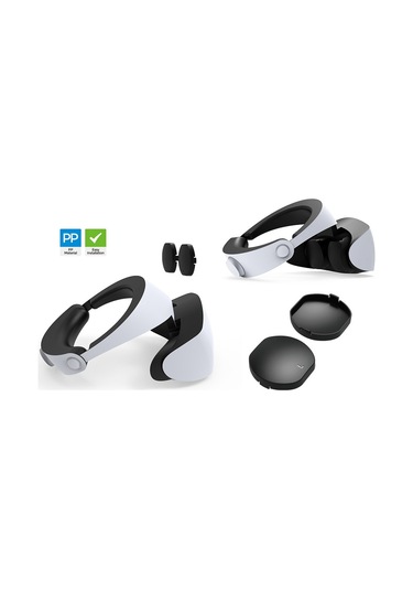 Dobe Tp5-2522 Ps Vr2 Kask İçin 2 Adet Gözlük Lens Kapağı Toz Geçirmez Lens Kapağı