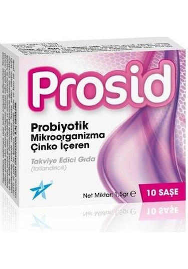 Prosid Probiyotik İçeren Takviye Edici Gıda 10 Şase