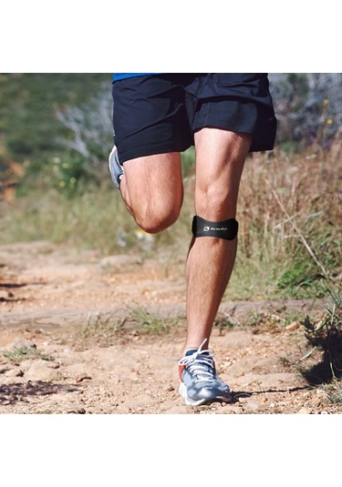 Padalink Mavi Spor Patella Koruması - Nylon+eva Materyal, Nemlendirici, Şok Emici, Tüm Bedenler İçin Koşu Ve Egzersizlerde Knee Strap Mavi