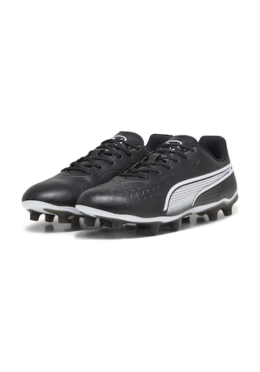 Puma KING MATCH Erkek  Siyah / Beyaz Futbol Ayakkabısı