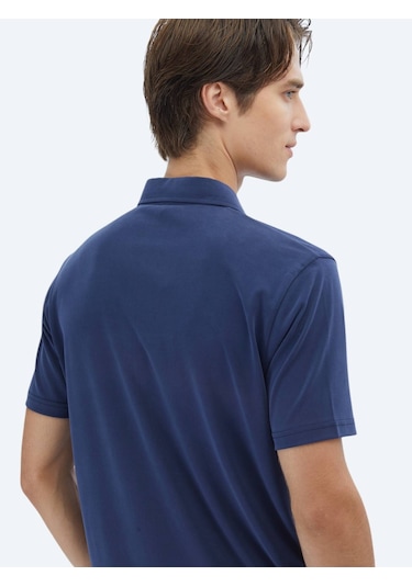 Kip İndigo Düz Regular Fit Casual Gömlek İndigo