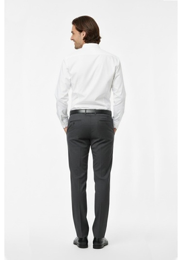 Erkek Regular Fit Kumaş Pantolon Likra Kumaş Bgl-st05030 K.Gri