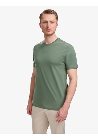 Pierre Cardin Erkek Haki Tişört Basic 50325299-vr027
