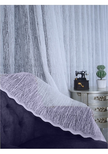 Evdepo Home Kullanıma Hazır Tül Perde (547302008)
