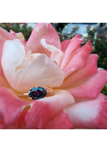 2.60Ct Lopez Tek Taş 925 Ayar Gümüş Yüzük-Tek Taş 925 Ayar Gümüş - 552948873