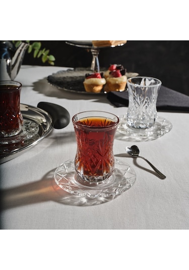 Rcr Melodia 12'li Çay Bardağı Takımı 140 Ml Şeffaf