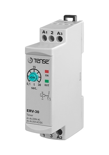 Tense Erv-03 24..240vac/dc,dın,3sn,analog Zaman Röle