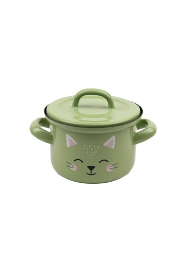 Little Cat Emaye 12cm Bebek Tenceresi 850 Ml
