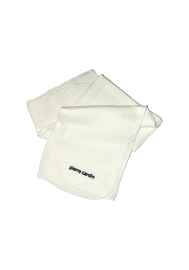 Pierre Cardin Ekru Çok Amaçlı %100 Pamuklu Müslin Bebek Battaniyesi 303745 Ekru