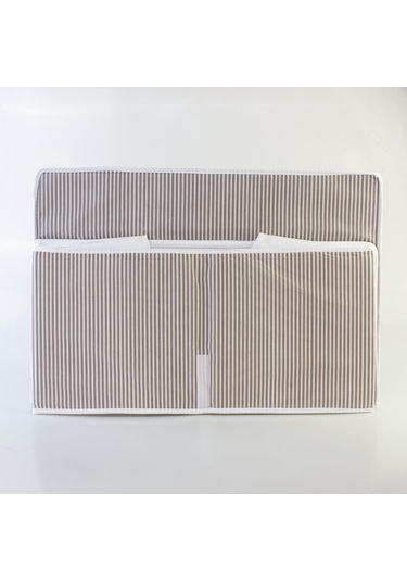 Alas Çok Amaçlı Mega Kutu Gri Çizgili Üçlü 60x40x30 Cm