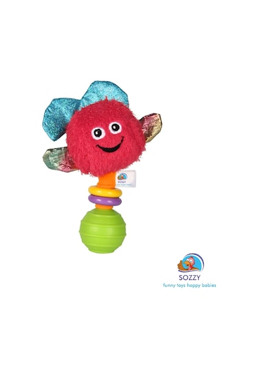 Sozzy Toys Çıngıraklı Renkli Yunus Çok Renkli